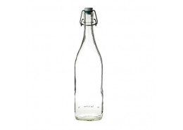 Ceramic Flip Top Bottle (Blue Washer)